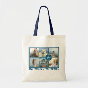 Make Your Own Instagram Grid Summer Photo Collage Tote Bag