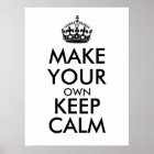 Make your own keep calm - black