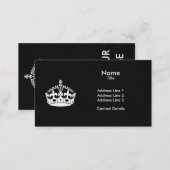 Make Your Own Keep Calm Business Card (Front/Back)