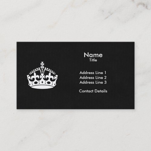 Make Your Own Keep Calm Business Card