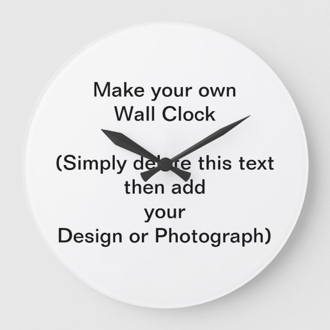 Make your own large clock (Front)