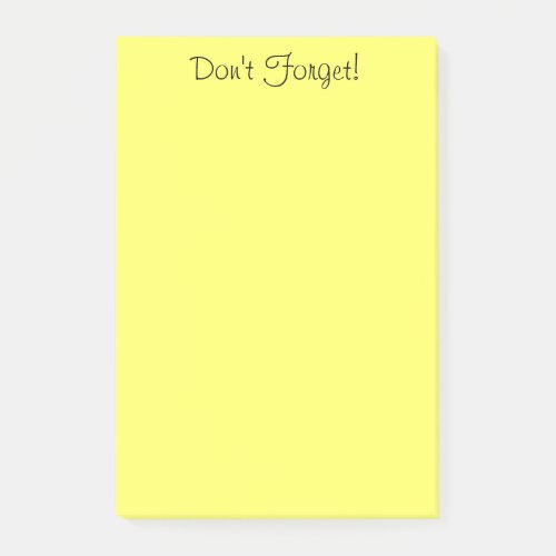 Make your own large notes in your color