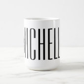 Make your own large personalized name coffee mugs (Center)