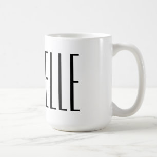 Make your own large personalized name coffee mugs