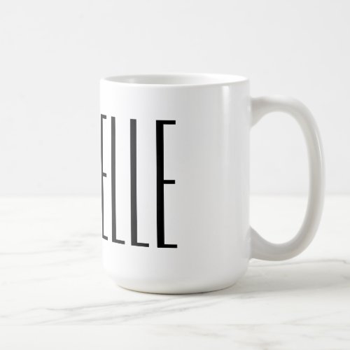 Make your own large personalized name coffee mugs