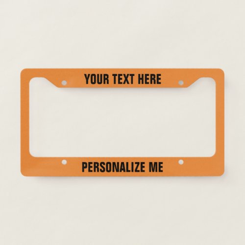 Make Your Own License Plate Holder Template License Plate Frame