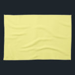 Make Your Own Light Yellow Solid Color Blank Kitchen Towel<br><div class="desc">Custom Make Your Own Upload Add Your Monogram Initial Photo or Logo Text Name Elegant Modern Cute Kitchen & Dining / Table & Kitchen Linens/ Blank Template Trendy Light Yellow Solid Color Kitchen Towel.</div>