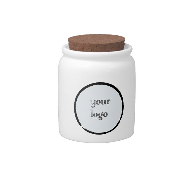 Make Your Own Logo / Photo  Candy Jar (Front)