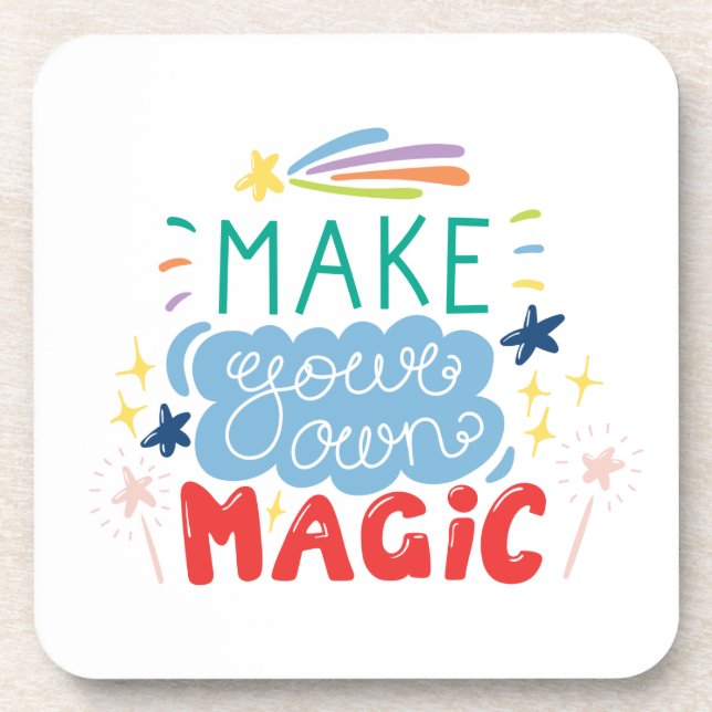 Make Your Own Magic Beverage Coaster (Front)