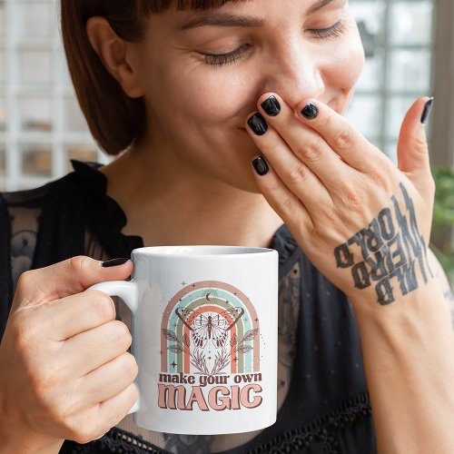 Make Your Own Magic Boho Rainbow Kitchen Coffee Mug