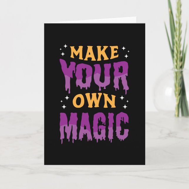 Make your own Magic Card (Front)