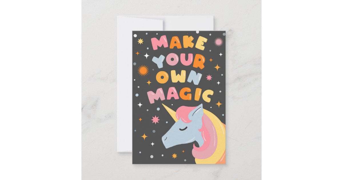Make your Own Magic Card Zazzle