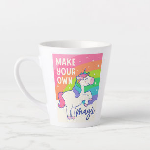 Make Your Own Magic Cute Unicorn Latte Mug