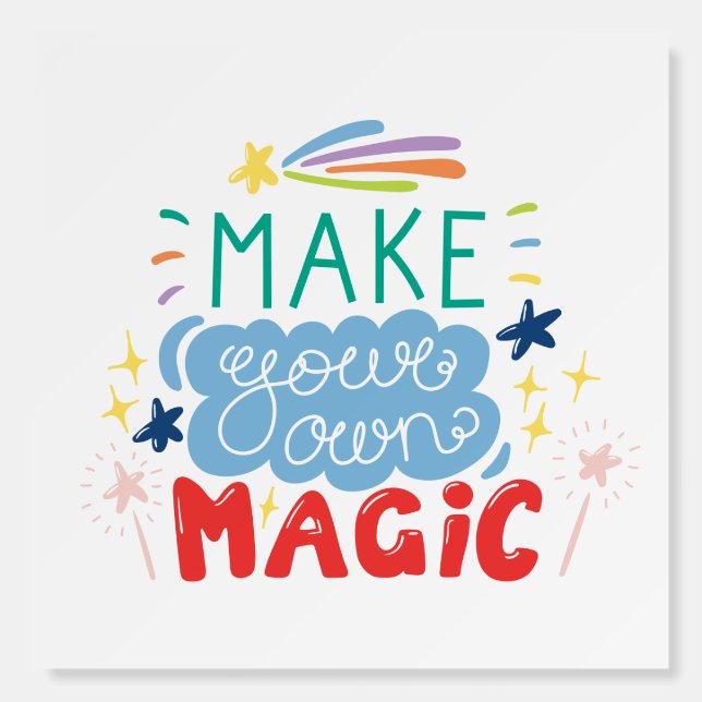 Make Your Own Magic Foam Board (Front)