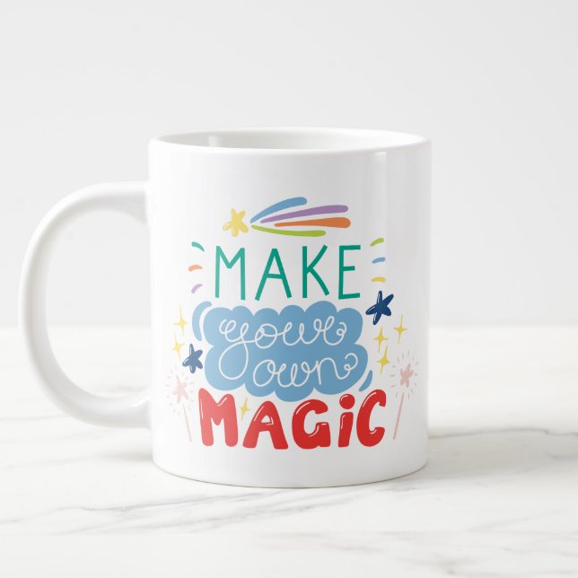 Make Your Own Magic Giant Coffee Mug (Left)