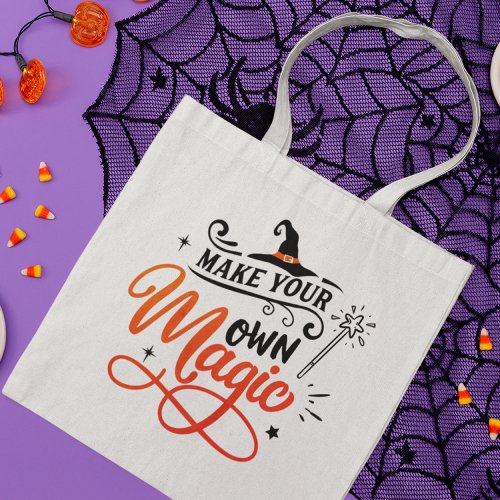 Make Your Own Magic  Halloween Tote Bag