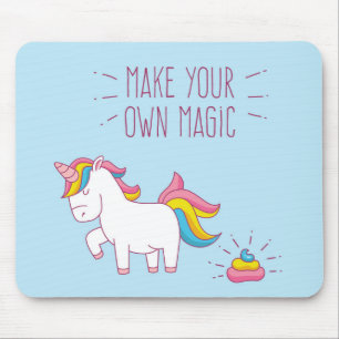 Make Your Own Magic Unicorn Poop Mousepad