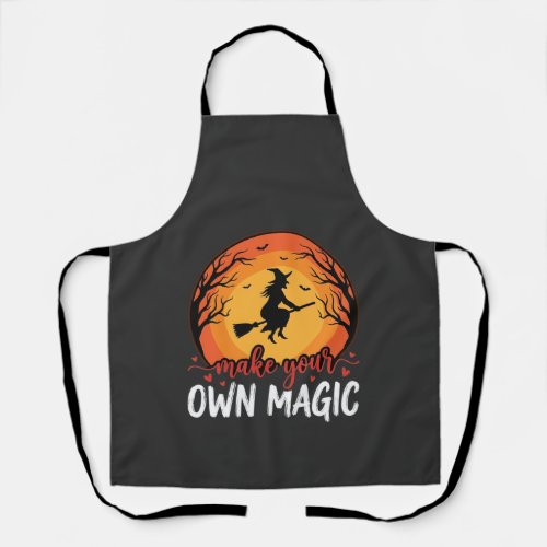 Make Your Own Magic Witch Halloween Design_1 Apron