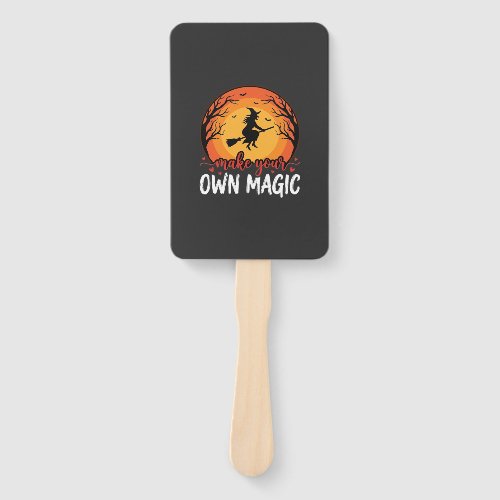 Make Your Own Magic Witch Halloween Design_1 Hand Fan