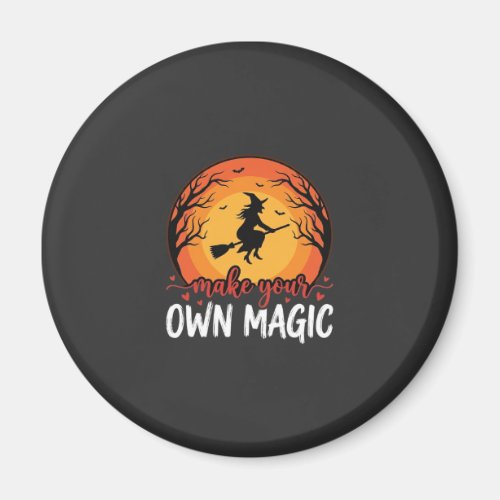 Make Your Own Magic Witch Halloween Design_1 Magnet