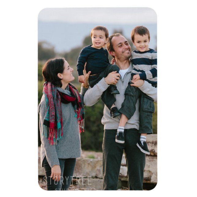 Make your own MAGNET PHOTO - Add pics and text! (Vertical)