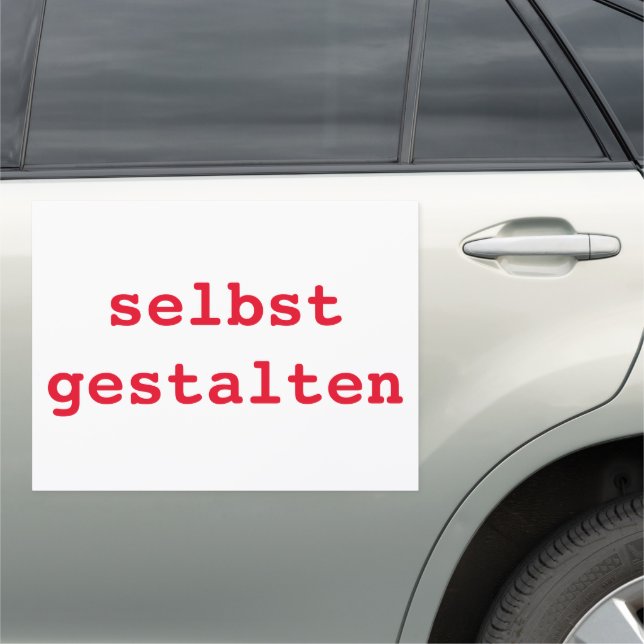 Make your own magnetic plate car magnet (In Situ)
