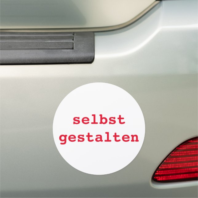 Make your own magnetic plate car magnet (In Situ)