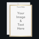 Make your Own Matte 5x7 Front and Back Birthday Invitation<br><div class="desc">Design your own perfect personalized invites for every occasion with the touch of a button! Custom invites allow you create the exact invitation that you've always dreamed of! Use your photos, art, designs, pictures, company logos, branding, images, caligraphy, names or memorable phrases to shape your customized invite to suit your...</div>