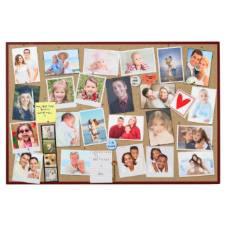 Make Your Own Memories Photo Faux Cork Board Metal Print