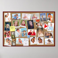Make Your Own Memory Photo Cork Board