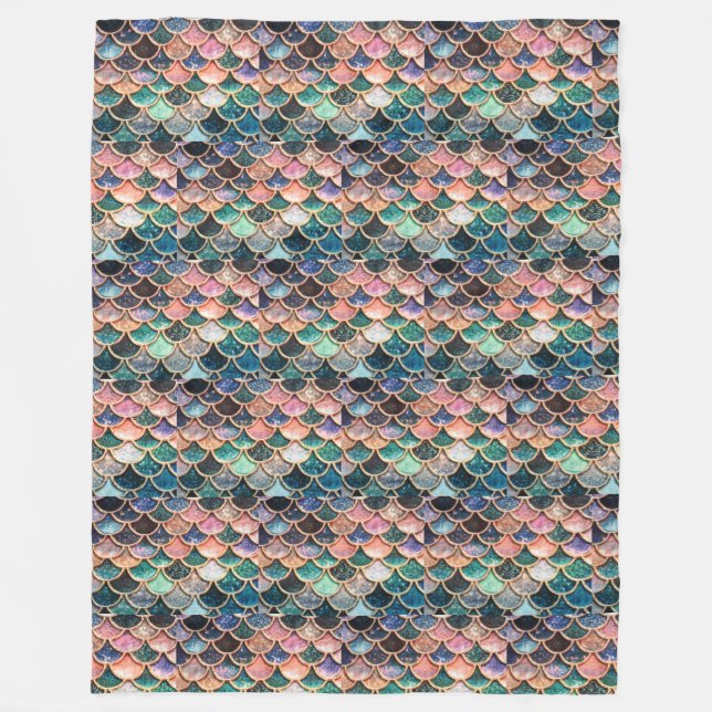 Make your own Mermaid scales Blanket (Front)