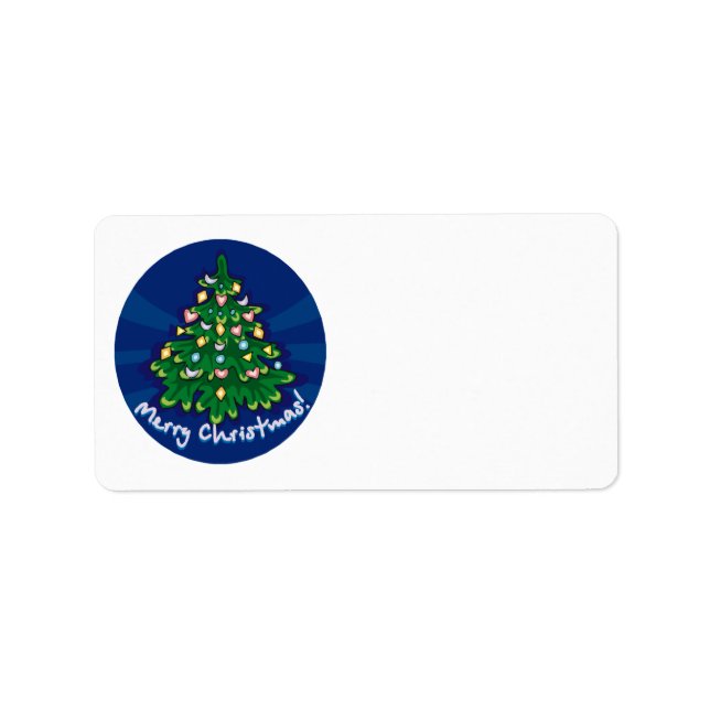 Make Your Own Merry Christmas  Mail Stickers (Front)