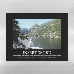 Make Your Own Motivational Poster Magnetic Dry Erase Sheet