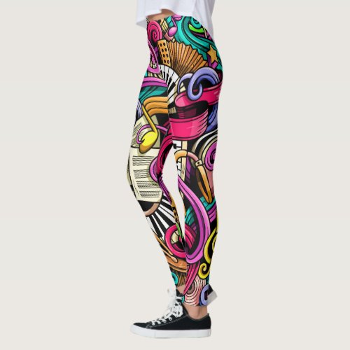 Make Your Own MUSIC Pop Fashion Leggings