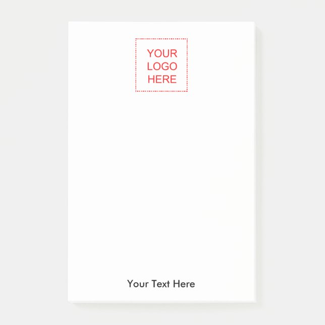Make your own notes with company logo (Front)