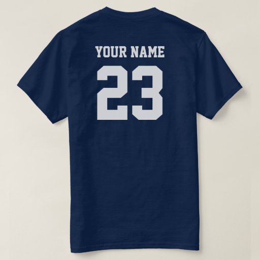 Make Your Own Numbers T-Shirt | Zazzle