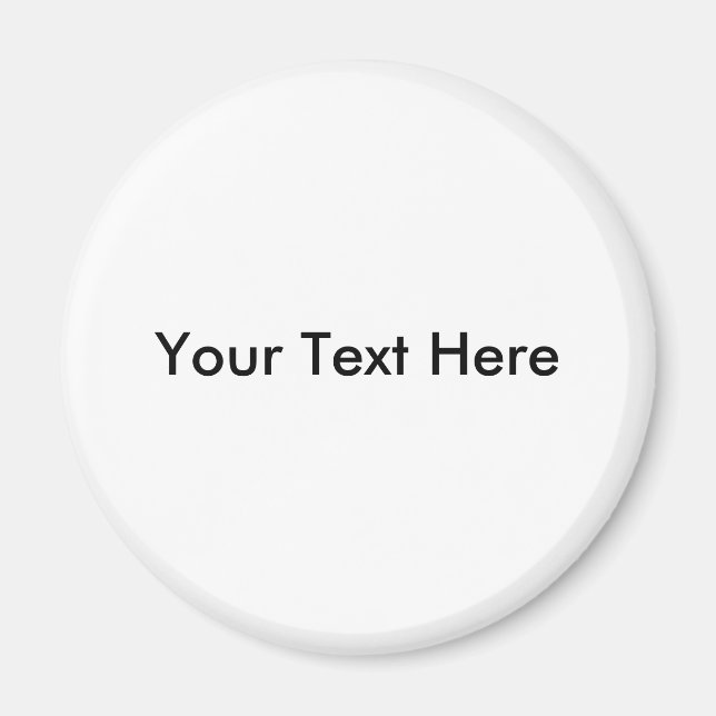 Make your own one of a kind fridge magnet (Front)