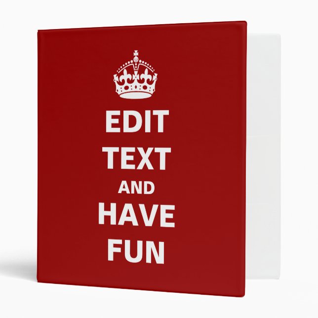 Make your own parody binder! 3 ring binder (Front/Inside)