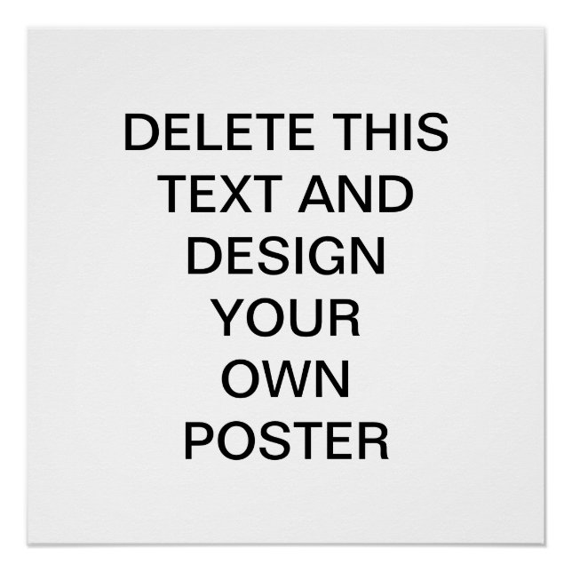 Make Your Own Perfect Poster (Front)