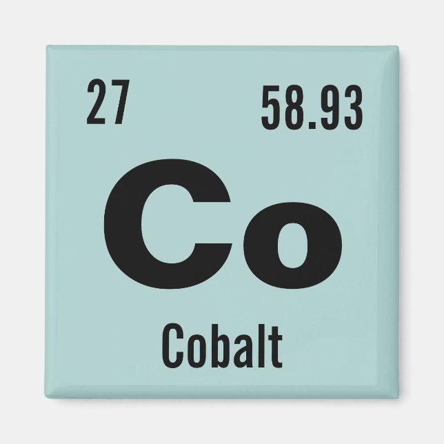 Make your own Periodic Table of the Elements Magnet (Front)