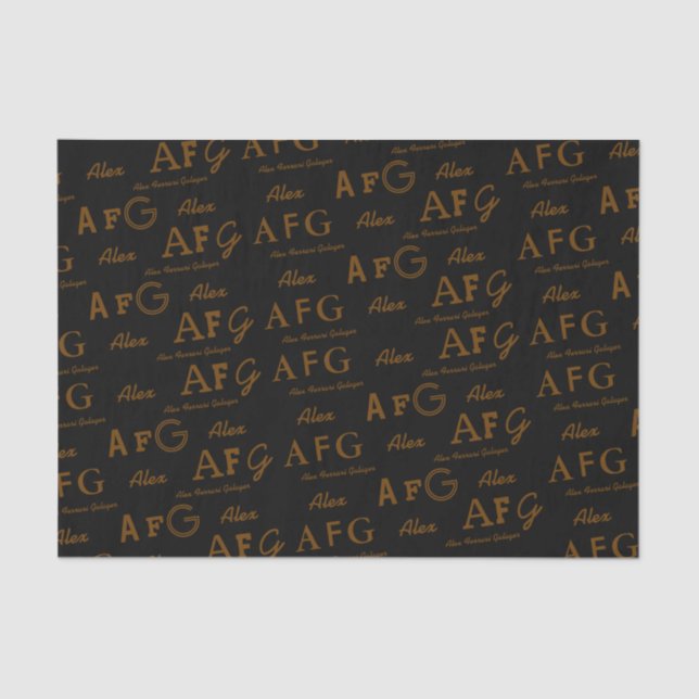 make your own personalized and classy tissue paper (Front)