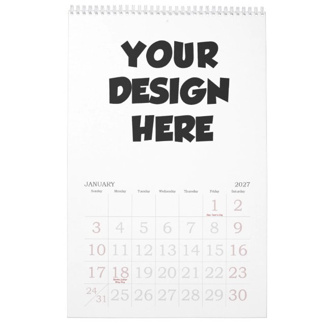 Make Your Own Personalized Calendar - Free Maker (Jan 2027)