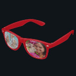 Make Your Own Personalized Custom Retro Sunglasses<br><div class="desc">Create your own fun party glasses .. add custom pictures or click customize and add text .. many styles and colors to choose from .. party sunglasses from Ricaso</div>