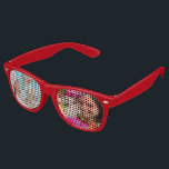 Make Your Own Personalized Custom Retro Sunglasses<br><div class="desc">Create your own fun party glasses .. add custom pictures or click customize and add text .. many styles and colors to choose from .. party sunglasses from Ricaso</div>