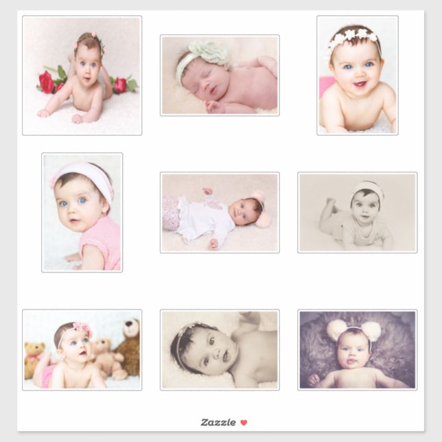 Make Your Own Personalized Cut Out Collection 9 Sticker (Sheet)