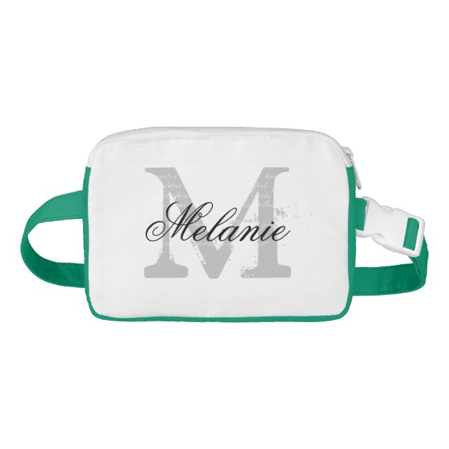 Make your own personalized monogram fanny pack (Front)