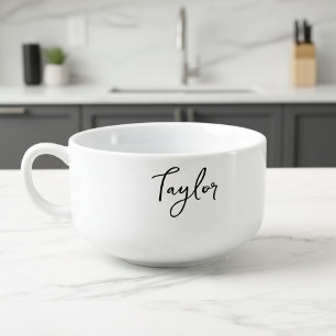 Make your own personalized name soup mug