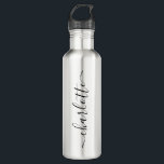 Make your own personalized name stainless steel water bottle<br><div class="desc">Make your own personalized name water bottle from Ricaso - available in different colors and sizes</div>
