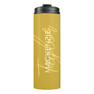 Make your own personalized name thermal tumbler