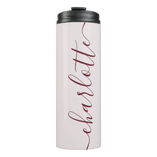 Make your own personalized name thermal tumbler